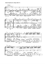 Händel Orgelkonzert 5 F-Dur, Allegro